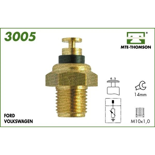Bulbo Temperatura Vw Gol- Parati-saveiro Mte Thomson